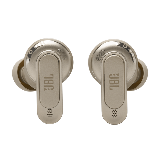 JBL Tour Pro 3 - Latte - True Wireless Noise Cancelling earbuds with Smart Charging Case&trade; - Front